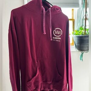 Young & Reckless Burgandy Graphic Hoodie
